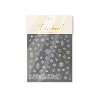 Autocollants pour ongles en forme de flocon de neige laser TSZS en gros, autocollants auto-adhésifs pour ongles en forme de flocon de neige et d'étoile pour l'hiver et Noël, pour la décoration des ongles