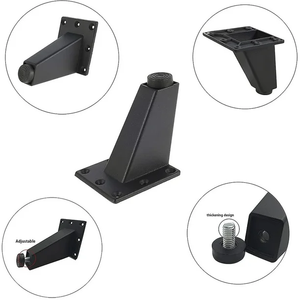 <span class=keywords><strong>Pieds</strong></span> de canapé obliques, <span class=keywords><strong>pieds</strong></span> de chaise de jardin en métal, <span class=keywords><strong>pieds</strong></span> de <span class=keywords><strong>meubles</strong></span> en alliage d'aluminium noir, <span class=keywords><strong>pieds</strong></span> réglables en acier inoxydable, <span class=keywords><strong>pieds</strong></span> de meuble de cuisine - Product Image 5