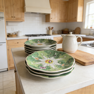 Chinese Porcelain Vintage Hand Painted Cabbage Bok Choy Porcelain <strong>Plate</strong> Cabbageware <strong>Plate</strong> <strong>for</strong> Tabletop <strong>Wall</strong> Decor &amp; Dining - Product Image 5