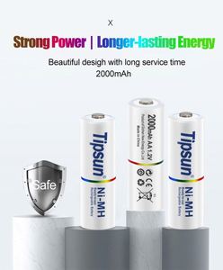 Alta tasa de descarga de 1,2 <span class=keywords><strong>v</strong></span> de batería nimh aa <span class=keywords><strong>2000mah</strong></span> recargable - Product Image 3