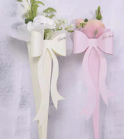 Boîte à fleurs personnalisée en gros pour mariage, sac à fleurs individuelles, vente directe d'usine, boîte à roses papillon à longue tige pour la fête des mères