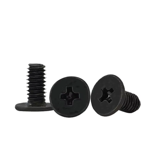 Viti a Testa Piatta Ultra Sottile Phillips in Acciaio Inox 304 Nero per Computer Portatile CM M1.6 M2 M2.5 M3 M4 M5 M6 - Product Image 2