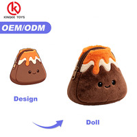 Dompet Boneka Bentuk Bunga Custom Made, Tas Koin Isi Lembut untuk Hadiah Promosi Bersertifikat CE 12cm 100 Pcs MOQ OEM