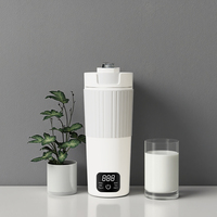 Bouilloire électrique de charge de type C 600ML avec panneau de commande LED Design économe en énergie à double mode d'alimentation pour l'intérieur et l'extérieur