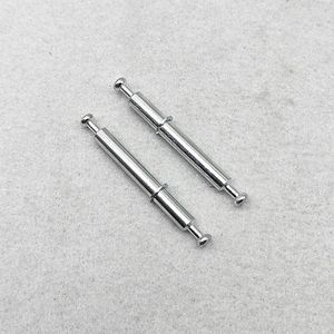 Double-headed Connecting Rod Stainless Steel Silver Furniture Connector <b>Wardrobe</b> Cabinet Assembly <b>Hardware</b> Accessory - Product Image 1