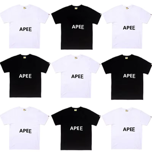 Productos para Dropshipping 2026, Camiseta Casual para Hombre, Blanca y Negra con Letras Clásicas Estampadas, Manga Corta, Ropa Casual Diaria Básica - Product Image 5