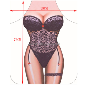 Delantal Divertido de Cocina con Encaje para Hombres y Mujeres, para Barbacoa en Casa, Cenas, Fiestas, Cosplay - Product Image 2