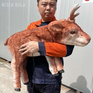 หุ่นไดโนเสาร์โลหะคุณภาพสูง ควบคุมด้วยมือ สำหรับเด็ก ใช้ได้ทั้งในร่มและกลางแจ้ง เหมาะสำหรับห้างสรรพสินค้า สวนสนุก - Product Image 2