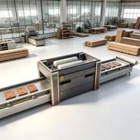 Máquina de Prensa de Membrana al Vacío de Gran Área de Trabajo con Presión Negativa para Laminación de Película de PVC en Puertas de Madera