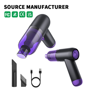 Aspirateur portable sans fil humide et sec pour voitures et SUV, forte aspiration 5000 Pa, autonomie 14-16 min, design ABS de luxe, idéal pour poils d'animaux - Product Image 1