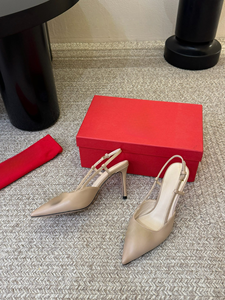Zapatos de Tacón Alto Minimalistas con Tira Cruzada y Diseño Slingback para Damas, Ideales para la Oficina y el Uso Diario, Estilo Valentino - Product Image 2