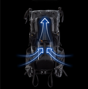 Sac à dos de camping en montagne léger et durable <span class=keywords><strong>3F</strong></span> pour GEAR Yue 45+10 pour 55L - Product Image 3
