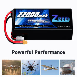 Zeee 고용량 FPV 드론 배터리 6S/7S/8S 23.1V 22000mAh 100C HV FPV 드론용 고전압 경량화 6S <span class=keywords><strong>Lipo</strong></span> 배터리 - Product Image 5