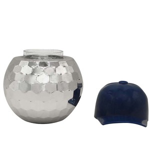 Vaso de Fiesta Reutilizable de 20 oz con Pajita, Personalizado, Hermoso, Colorido, con Diseño de Gorra de Béisbol <span class=keywords><strong>Disco</strong></span>, Galvanizado - Product Image 4