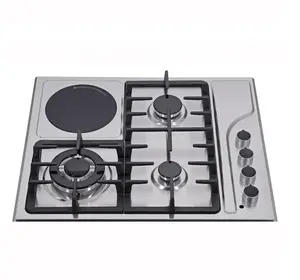 Bếp Ga Kết Hợp Chạy Điện Và Gas Thép Không Gỉ 60Cm - Product Image 1