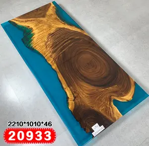 Epoxy Houten Tafel 120*60 Cm 4 Voeten Door 2 Voeten In Voorraad Klaar Om Salontafel Kant tafel Woonkamer Meubels