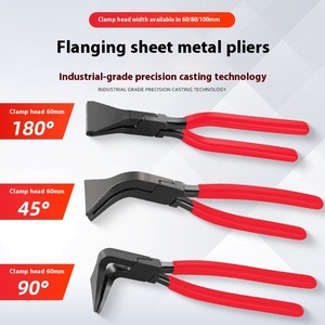 耐久性のある耐ラストフラット板金プライヤーソフトグリッププラスチックハンドル付き吊り圧着プライヤー - Product Image 3