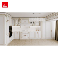 Cuisine Alland Design : Armoires de cuisine modernes de luxe en bois massif écologique, style Shaker, avec robinet de salle à manger en résine aux couleurs personnalisées