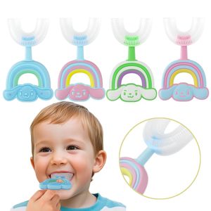 Escova de Dentes Infantil Atacado em Formato de U de <span class=keywords><strong>Silicone</strong></span> Seguro e Personalizado para Uso Regular Produtos para Cuidado Oral Infantil Massageador de Gengiva Escova para Bebês - Product Image 1