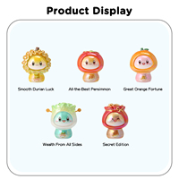 Fortune Snake Baby Mystery Toy Box Lucky Fruit Groente Thema Harsfiguur Nieuwjaar Collectible Standbeeld Festivalcadeau