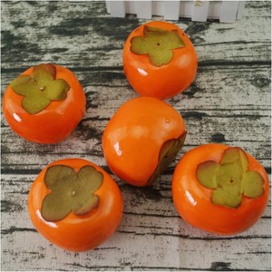 Modèle de fruit artificiel réaliste en mousse de kaki pour la décoration de <span class=keywords><strong>cuisine</strong></span> et de maison, accessoires de photographie, décoration de festival d'Halloween - Product Image 5