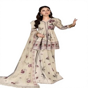 Ropa formal pakistaní de moda, vestidos de marca y algodón bordado. Belleza y gracia tradicionales en cada costura, calidad premium. - Product Image 3