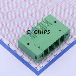 JL5EDGRHM-76204G01 Plug-in Terminal Block Bent Lead Through Hole,P=7.62mm Board-to-Board / Socket - Closed Screw Fixing 1x4P - Product Image 1