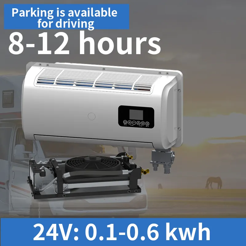 12V 24V 48V Vrachtwagen Airconditioner Wand Gemonteerde Parking Airconditioner Koeler Alles-In-Één Machine Airconditioningsystemen