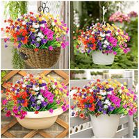 Décoration résistante UV extérieure de jardin de fausses mini fleurs artificielles de Flores Article Offres Spéciales