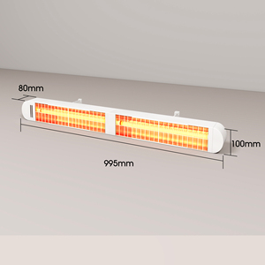 Calentador Lineal de 1600W, Calefacción Infrarroja de Pared y Techo, <span class=keywords><strong>Termostato</strong></span> WiFi, Directo de Fábrica para Hogar y Comercio - Product Image 2