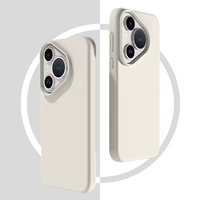 Coque de téléphone portable en silicone liquide ultra-léger de haute qualité pour Huawei Pura70, TPU souple, couverture intégrale, anti-chute, protection contre les chocs, coque arrière
