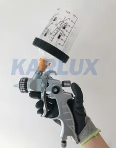 Set Lengkap (Liner/Tutup/Cangkir Keras/Kerah/Adaptor) Filter Pencampur Lukisan Set Cangkir Pistol Semprot Kit Cangkir Plastik