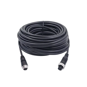 Cable de Extensión con Conector de Aviación CEE IEC de 4 Pines, 3m M12 IP65 para Cámara, Estándares de Enchufe Opcionales -CN - Product Image 1