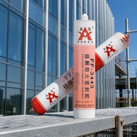 Sellador Ignífugo Superior Resistente a la Intemperie FEN FA 3443, Adhesivo de Silicona de Curado Neutro Profesional para Acristalamientos