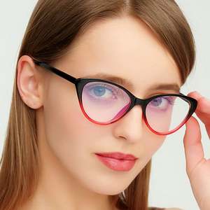 Vente en gros de montures de lunettes vintage œil de chat pour femmes, montures de lunettes optiques - Product Image 2