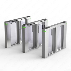 Stainless Steel Speed Gate Turnstile Automatic Swing Barrier System Face Recognition QR Code for High Security Entrance - Product Image 3