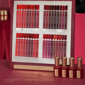 Set de 36 Colores de Esmalte de Uñas en Gel UV Rojo Vino, Serie Roja de Alta Gama, Gel para Arte de Uñas, Secado con LED, Etiqueta Privada Personalizada, Profesional para Salón - Product Image 3