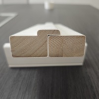 Composants de volets en PVC résistants à la décoloration et imperméables, à cadre en Z, imitation bois, pour salle de bain, vente en gros fabricant
