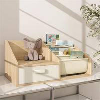 Banc bibliothèque pour enfants, bibliothèque d'angle, organisateur de rangement pour tout-petits, bibliothèque pour enfants avec tiroir pour chambre à coucher, crèche
