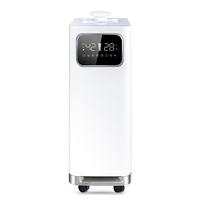 Humidificateur Vertical UV pour grande pièce de 17l, Wifi intelligent, ioniseur d'air, diffuseur d'huile essentielle, humidificateur ultrasonique à anions pour la maison