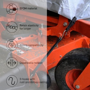 Dây đai cao su dài 21 inch có móc chữ S, dây thun chịu lực cao - Product Image 4