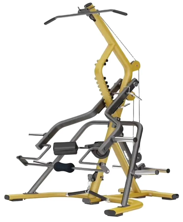 Mesin Multi Gym, rak Squat kaki keriting ekstensi Multi stasiun memanfaatkan pelatih angkat beban sistem katrol Multi Gym