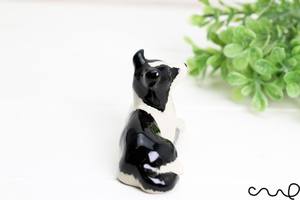 Ornements de chiens de berger Collie assis en céramique Figurine animale à collectionner - Product Image 2
