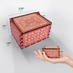 Caja Musical <span class=keywords><strong>de</strong></span> Madera con Manivela, con Sonido <span class=keywords><strong>de</strong></span> 30 Segundos, Estilo Moderno, para el Día <span class=keywords><strong>de</strong></span> <span class=keywords><strong>la</strong></span> <span class=keywords><strong>Madre</strong></span> o Navidad, con <span class=keywords><strong>la</strong></span> Frase 'I for You Mom You Are My Sunshine' - Product Image 5