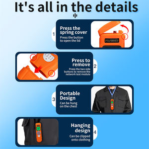 COMPTYCO Guter Preis Wiederauf ladbarer OPM RJ45 LED AUA-C7/C5 Glasfaser tester 10 Wellenlängen SC/FC/ST Mini Optisches Leistungs messgerät - Product Image 5