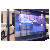 Écran LED double face FutureX suspendu pour centre commercial, atrium, écran intérieur ultra fin transparent, affichage LED double face