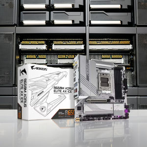 GIGABYTE B650M AORUS ELITE AX ICE pour nouvel ordinateur de bureau Socket AM5 Processeur AMD série <span class=keywords><strong>R7</strong></span> supportant DDR5 M-ATX/ATX - Product Image 2