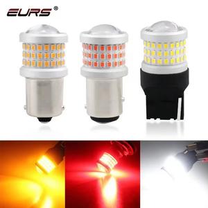 EURS New 1157 Ampoules de feux de freinage LED en céramique 6000K 2016 69SMD Highlights T20 PY21W Traffic Turn Signal Compatible 1156 7440 7443 - Product Image 2