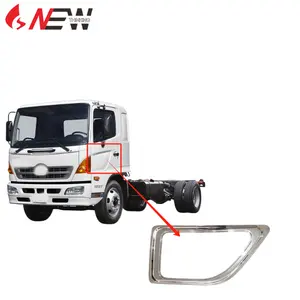 High quality Japanese truck modification and decoration repair part wholesale retail for old hino 500 main driver chrome panel