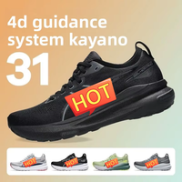 Chaussures de course ASICs GT2000-13 pour hommes et femmes, en TPU, cuir synthétique et tissu, noir Samurai, 12e génération, marathon, soutien stable